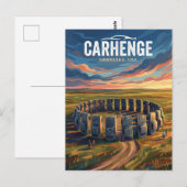 Carhenge VS Briefkaart (Voorkant / Achterkant)