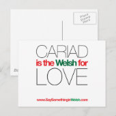 CARIAD BRIEFKAART (Voorkant / Achterkant)