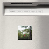 Cariad Cymru Wales Hill Landschap Duivels Brug Magneet (Insitu (Vaatwasser))