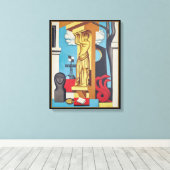 Cariatide | Jean Metzinger | Canvas Afdruk (Insitu (Houten vloer))