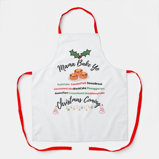 Caribbean Baking Mama Schort (Voorkant)