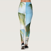 Caribbean Beach Bliss #1 #muur #kunst Leggings (Achterkant)