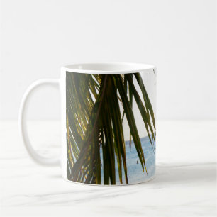 Caribbean Beach Bliss #2 #muur #kunst Koffiemok