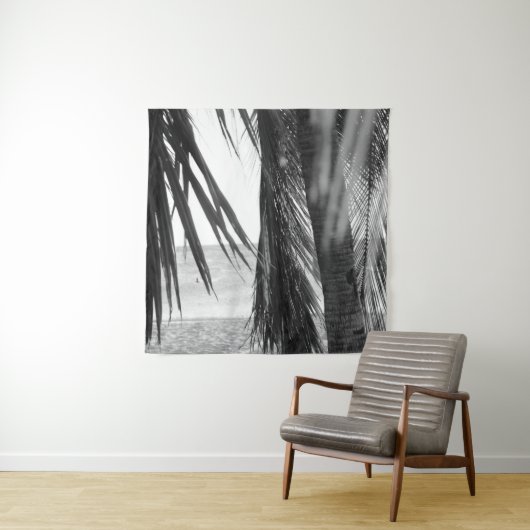 Caribbean Beach Bliss #4 #muur #kunst Wandkleed (In situ)