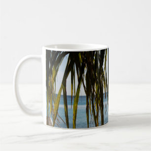 Caribbean Beach Bliss #6 #tropisch #muur #kunst Koffiemok