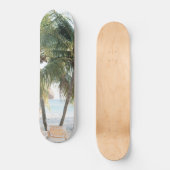 Caribbean Beach Bliss 7 #reizen #kunst Persoonlijk Skateboard (Voorkant)