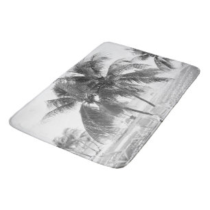 Caribbean Beach Bliss 8 #reizen #kunst Badmat