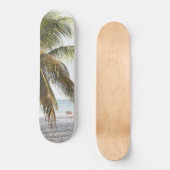Caribbean Beach Bliss 9 #art #reizen Persoonlijk Skateboard (Voorkant)