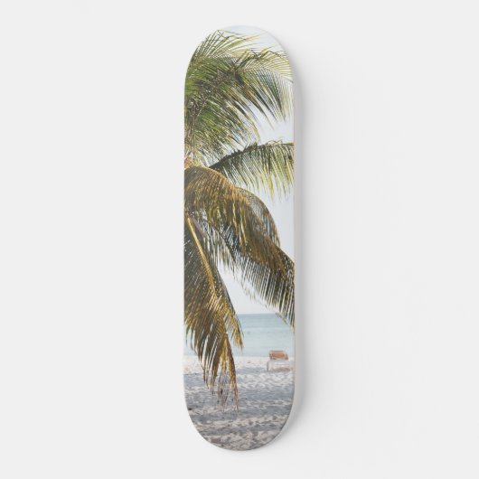 Caribbean Beach Bliss 9 #art #reizen Persoonlijk Skateboard (Voorkant)