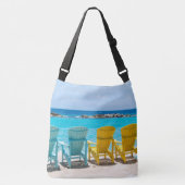 Caribbean Beach Chair Oasis #2 #caribbean #wall Crossbody Tas (Voorkant)