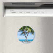 Caribbean Beach Island Life Sea Shells DIY Foto Magneet (Insitu (Vaatwasser))