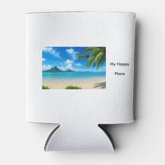 Caribbean Beach My Happy Place Blikjeskoeler