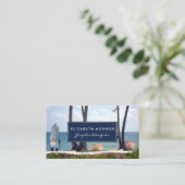 Caribbean Beach, Reizen & Toerisme Visitekaartje (Staand voorkant)