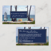 Caribbean Beach, Reizen & Toerisme Visitekaartje (Voorkant / Achterkant)