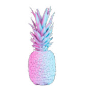 Caribbean Blue Colorful Pineapples  Schort