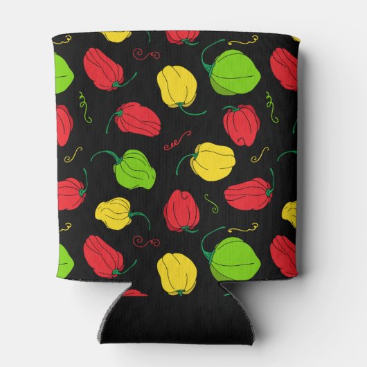 Caribbean Chef Scotch Bonnet Chili Peppers Bier Blikjeskoeler (Achterkant)