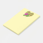 Caribbean Colorful Fabric Madras Tartan Post-it® Notes (Schuin)