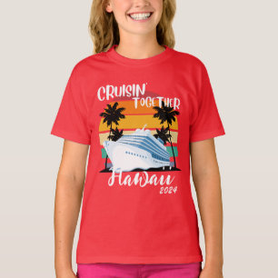 Caribbean Cruise 2024 Familie Vrienden Groepsreize T-shirt