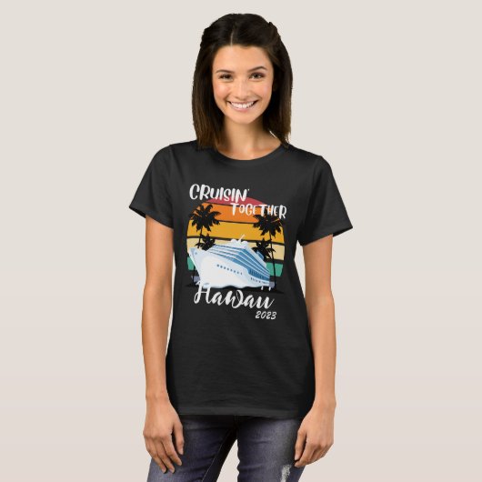 Caribbean Cruise 2025Familie Vrienden Groepsreizen T-shirt (Voorkant volledig)