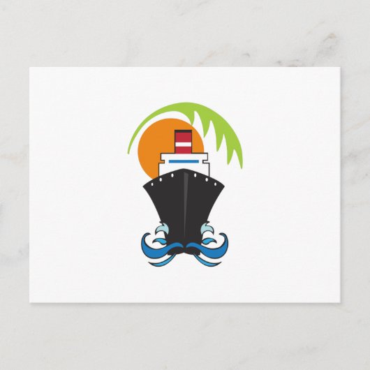 CARIBBEAN CRUISE BRIEFKAART (Voorkant)