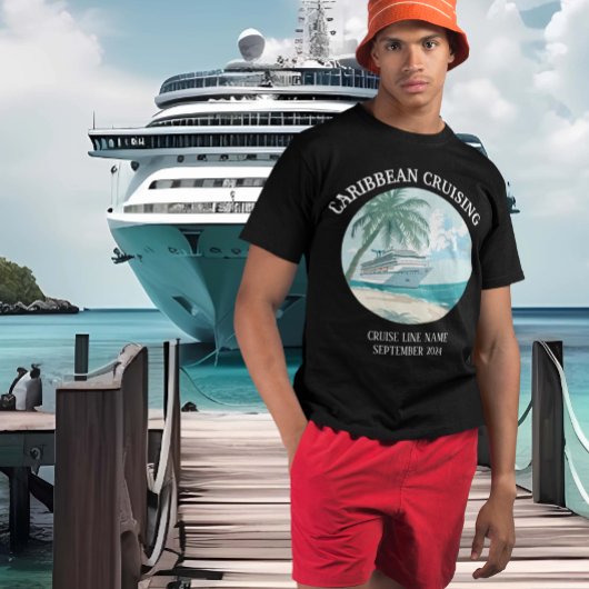 Caribbean Cruise Ship Embarkation Custom Group T-shirt