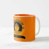 Caribbean Cruise Vakantie Tweekleurige Koffiemok (Voorkant rechts)