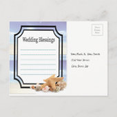 Caribbean Dreamz Destination Wedding RSVP Briefkaa Uitnodiging Briefkaart (Achterkant)