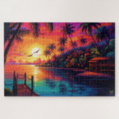 🌅Caribbean Dromen Legpuzzel (Horizontaal)