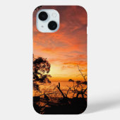 Caribbean Dusk Glow Tropical Sunset iPhone Case (Achterkant)
