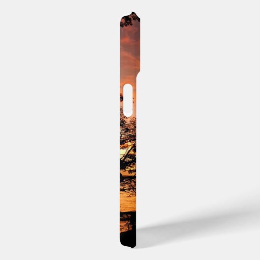 Caribbean Dusk Glow Tropical Sunset iPhone Case (Achterkant / Rechts)