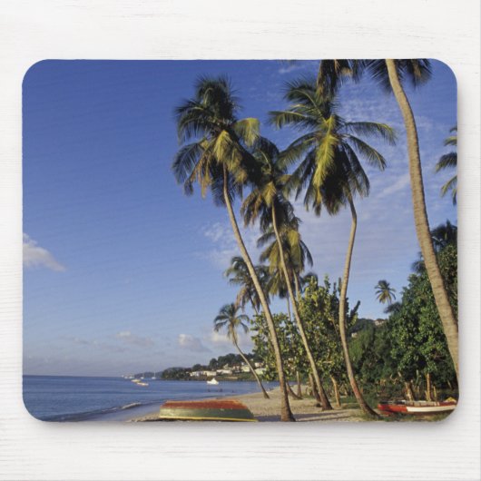 CARIBBEAN, Grenada, St. George, Boten op palm Muismat (Voorkant)