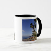 CARIBBEAN, Grenada, St. George, Boten op palmen Mok (Voorkant rechts)