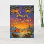 'Caribbean Holidays' Folded Greeting Card Kaart (Voorkant)