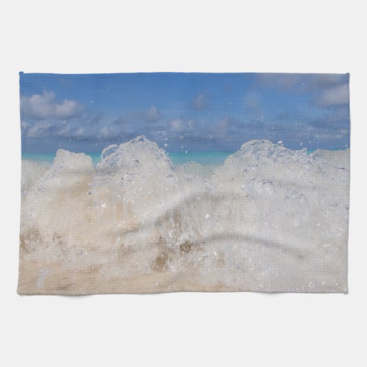 Caribbean Island Wave Love 1 Theedoek (Horizontaal)