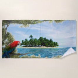 Caribbean Island zomervakantie Strandlaken