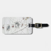 CARIBBEAN: KAART, 1775 BAGAGELABEL (Voorkant horizontaal)