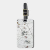 CARIBBEAN: KAART, 1775 BAGAGELABEL (Voorkant verticaal)