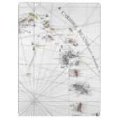 CARIBBEAN: KAART, 1775 KLEMBORD (Achterkant)