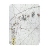 CARIBBEAN: KAART, 1775 MAGNEET (Verticaal)