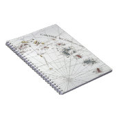 CARIBBEAN: KAART, 1775 NOTITIEBOEK (Rechterzijde)