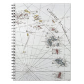 CARIBBEAN: KAART, 1775 NOTITIEBOEK (Voorkant)