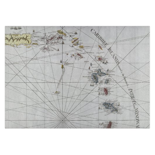CARIBBEAN: KAART, 1775 SNIJPLANK (Voorkant)