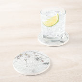 CARIBBEAN: KAART, 1775 ZANDSTEEN ONDERZETTER (Zijkant)