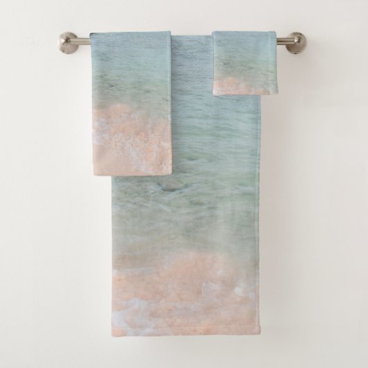 Caribbean Ocean Beach Bliss #4 #tropical #wall Bad Handdoek (Insitu)