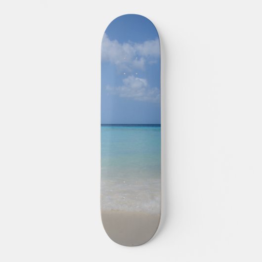 Caribbean Ocean Beach Droom #5 #curacao #wall #art Persoonlijk Skateboard (Voorkant)