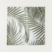 Caribbean Palm Oerwoud 1 Wandkleed (Voorkant (horizontaal))