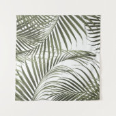 Caribbean Palm Oerwoud 1 Wandkleed (Voorkant)