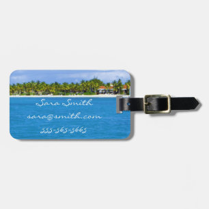 Caribbean Paradise Bagagelabel - 