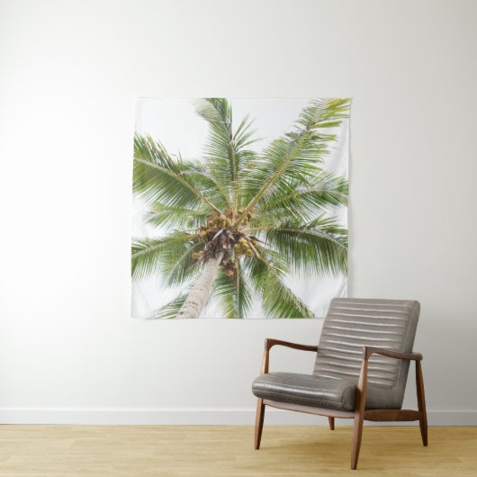 Caribbean Paradise Palms 4 Wandkleed (In situ)