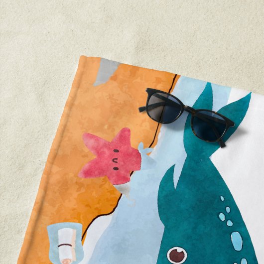 Caribbean Pirates Island Ocean Whale Boys Strandlaken (In situ)